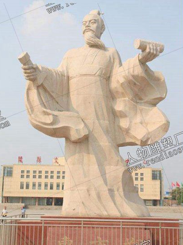 东方朔石雕像