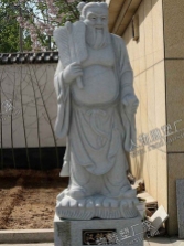 汉钟离石雕塑