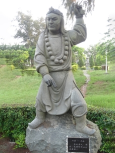 武松人物石雕像