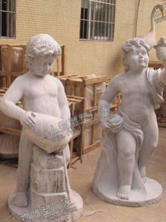 西方儿童雕塑